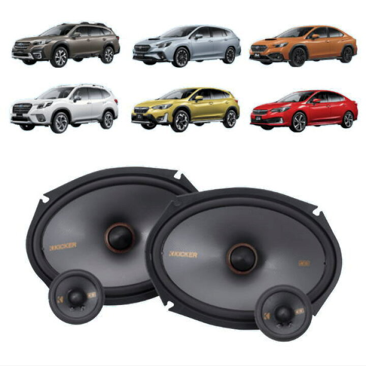 楽天市場】KICKER KU-SBR ダッシュボード＆フロントドアスピーカー 