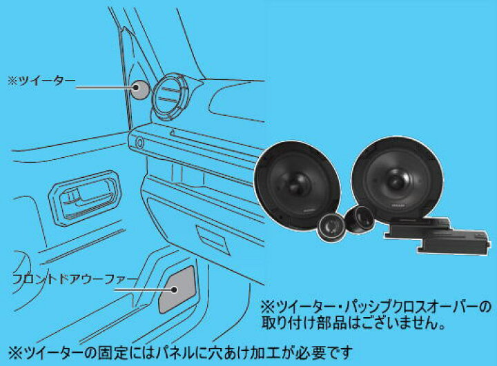楽天市場】KICKER OGKP-JIM2 ジムニー・ジムニーシエラ・ジムニー