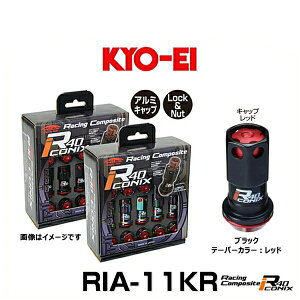 KYO-EI ���i�Y�� RIA-11KR ���[�V���O�R���|�W�b�gR40�A�C�R�j�b�N�X�i���b�N���i�b�g�Z�b�g�j�J���[�F�u���b�N �e�[�p�[�A�L���b�v�J���[�F���b�h M12×P1.5 20��