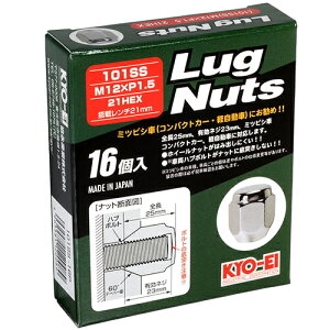 KYO-EI iY 101SS-16P Oibg N[bL M12×P1.5 16pcs OHԃRpNgJ[AyԂɑΉ