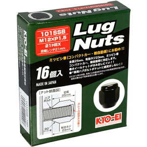 KYO-EI iY 101SSB-16P Oibg ubN M12×P1.5 16pcs OHԃRpNgJ[AyԂɑΉ
