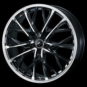 weds ウェッズ レオニス MV 41727 18インチ 18×7.0J インセット:40 穴数:5 PCD:114.3 ハブ径:73 カラー:PBMC【ホイール4本価格】