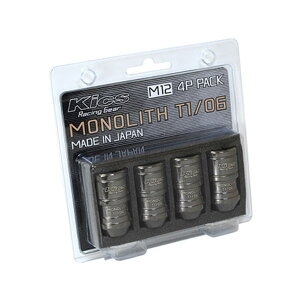KYO-EI ���i�Y�� MN03GK-4P Kics MONOLITH ���m���X T1/06 M12×P1.25 4�� �ђʃi�b�g �J���[�FGlorious Black