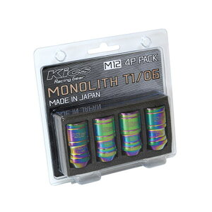 KYO-EI ���i�Y�� MN01N-4P Kics MONOLITH ���m���X T1/06 M12×P1.5 4�� �ђʃi�b�g �J���[�FNeochro