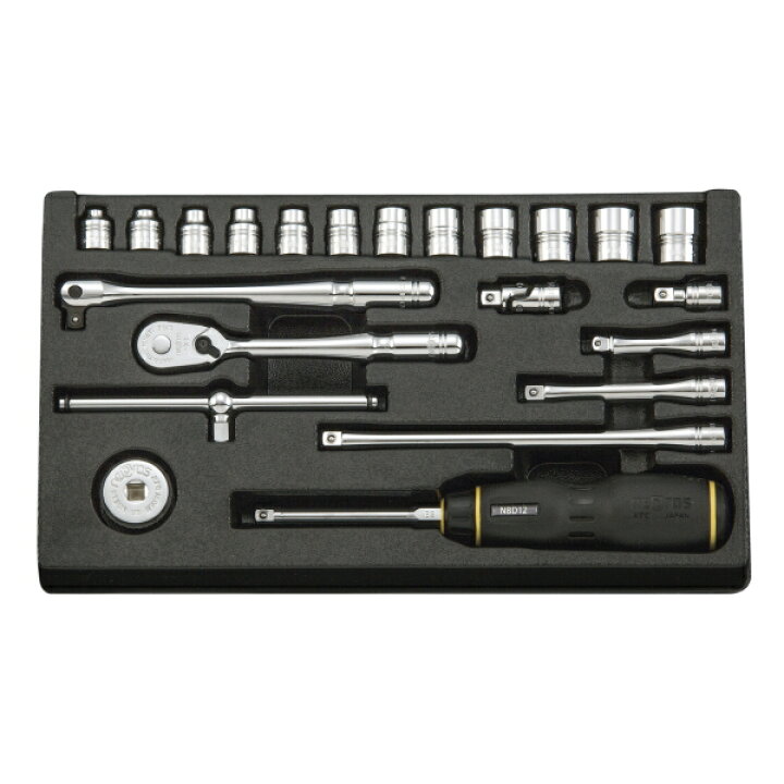 楽天市場】nepros ネプロス NTB222XA 6.3sq.ソケットレンチセット[22点 