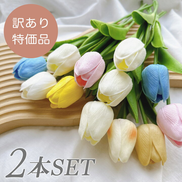 楽天市場】【送料無料】※訳あり特価品※ チューリップ 花束【2本セット 