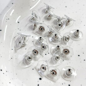 高品質 10mm 下向き防止キャッチ 【約100個入(16g)】 基礎パーツ クリア 樹脂 アクリル 資材 材料 手作り 手芸 手芸用品 クラフト ハンドメイド ハンドメイドパーツ ハンドメイドアクセサリー アクセサリー アクセサリーパーツ パーツ 韓国 問屋 卸 ゴールド シルバー 丸