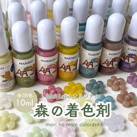 森の着色剤【1本入】10ml 38色展開 レジン着色剤 着色料 液体 レジン用 レジン専用 透明 半透明 ラメ カラー剤 色 混ぜる 封入 ニュアンス パステル キッズ 子供 おしゃれ かわいい お洒落 可愛い resin ハンドメイド モールド 森のレジン オリジナル 着色 色つけ 大人 手芸