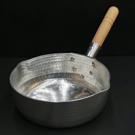 中村銅器製作所 特製 厚口 アルミ 雪平鍋 特注 両口 21cm 打出
