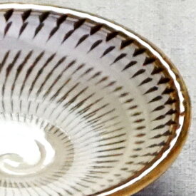 和食器 小鹿田焼 黒木昌伸窯 豆皿 9cm 飛び鉋 白
