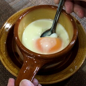 和食器 布志名焼 湯町窯 ふわふわ 卵 の エッグベーカー 大 黄釉