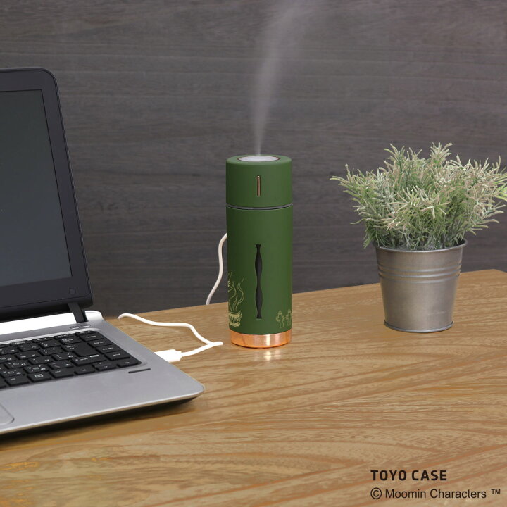 楽天市場】加湿器 ムーミンシリーズ MINI HUMIDIFIER 水溶性アロマ 