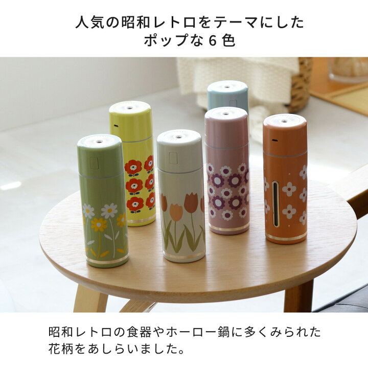 楽天市場】加湿器 ニューレトロ MINI HUMIDIFIER フィルター付 USB 