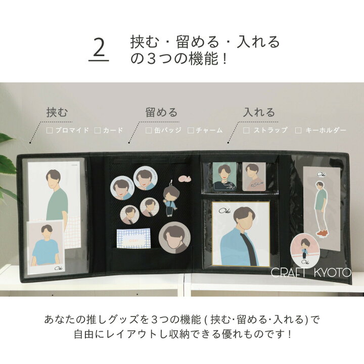 楽天市場】【公式】推し入れ2 OSHI IRE 自立し畳めるグッズケース2 