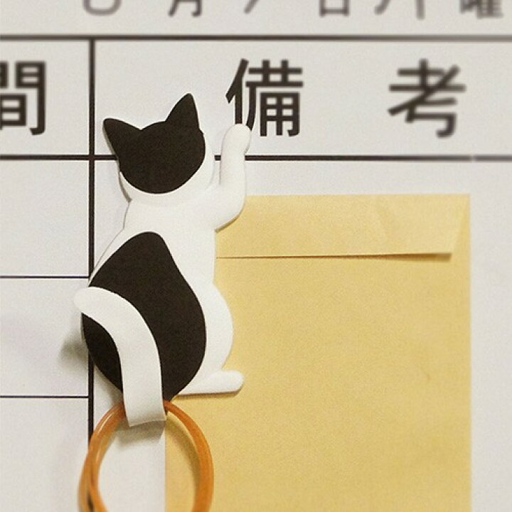 楽天市場 送料無料 ネコポス キャットテール ハチワレ マグネットフック カワイイ かわいい ネコ ねこ 猫 にゃんこ グッズ 尻尾 しっぽ シッポ 磁石 動物のしっぽ 便利 新生活 引っ越し おしゃれな収納 クラフト京都