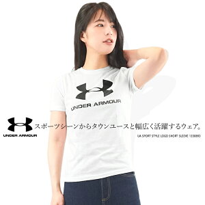 UNDER ARMOUR A_[A[}[ TVc V[gX[u fB[X LbY WjA g[jO jO K UA SPORT STYLE LOGO SHORT SLEEVE 1330893y1܂ŃlR|XΉzyyΉz