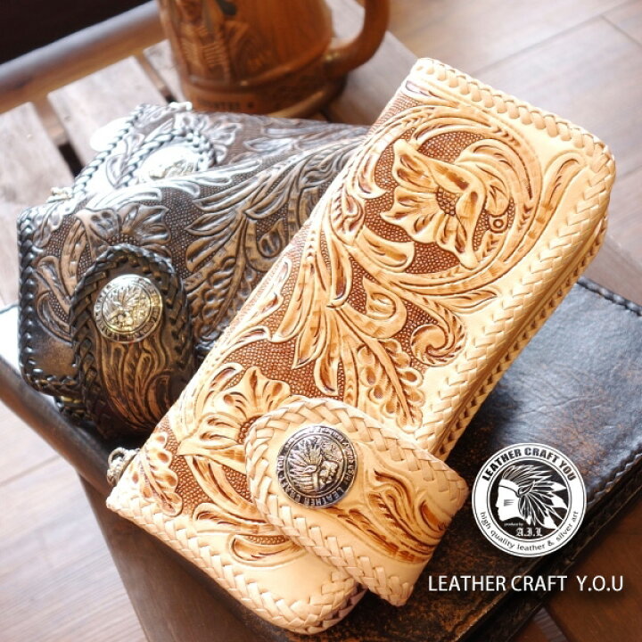 楽天市場】バイカーズウォレット 長財布 ライダースウォレット レザー  