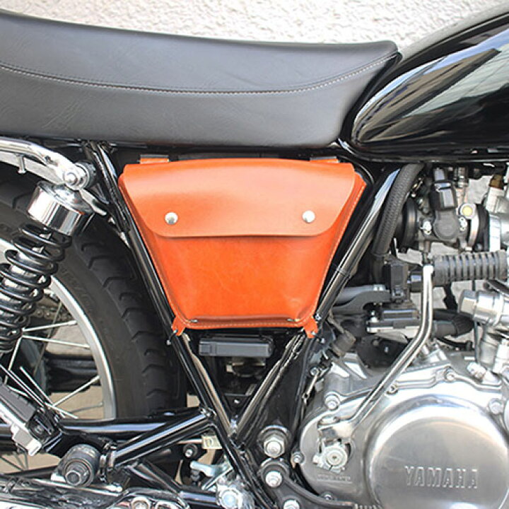 楽天市場】SR400専用レザーサイドバッグ（薄型・純正対応タイプ 