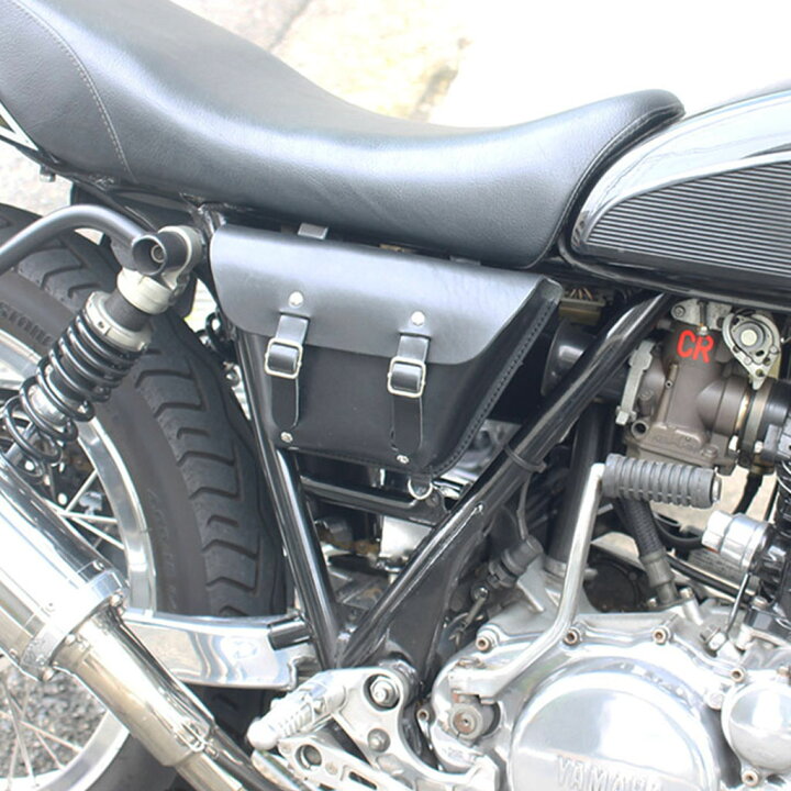 楽天市場 Sr400 Sr500用レザーサイドバッグ ダブルベルト Crafta Shop 楽天市場店