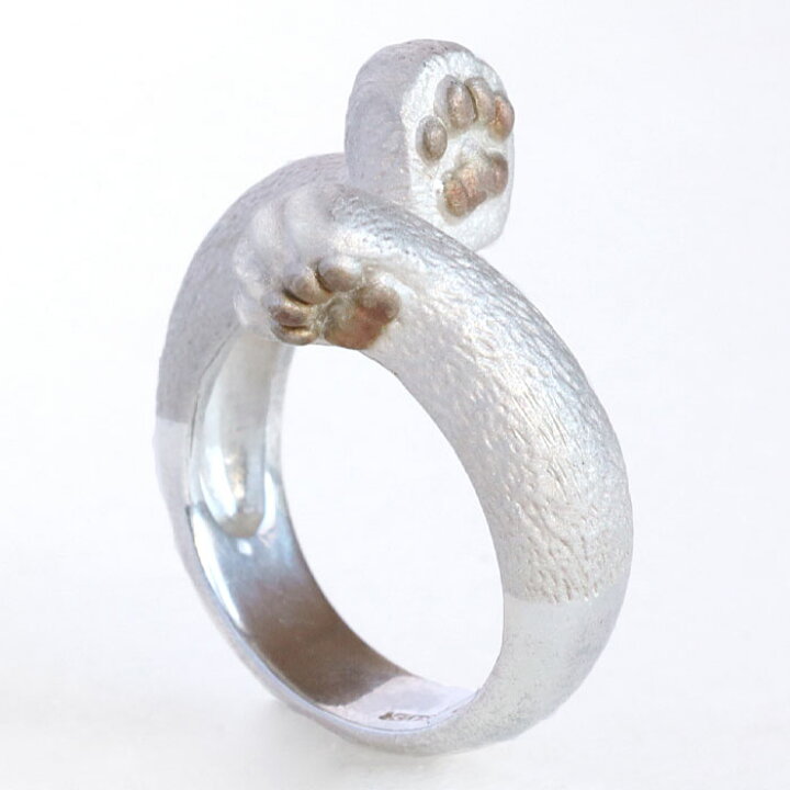 楽天市場】naturama(ナチュラマ) 猫の手 クリームパン リング シルバー  