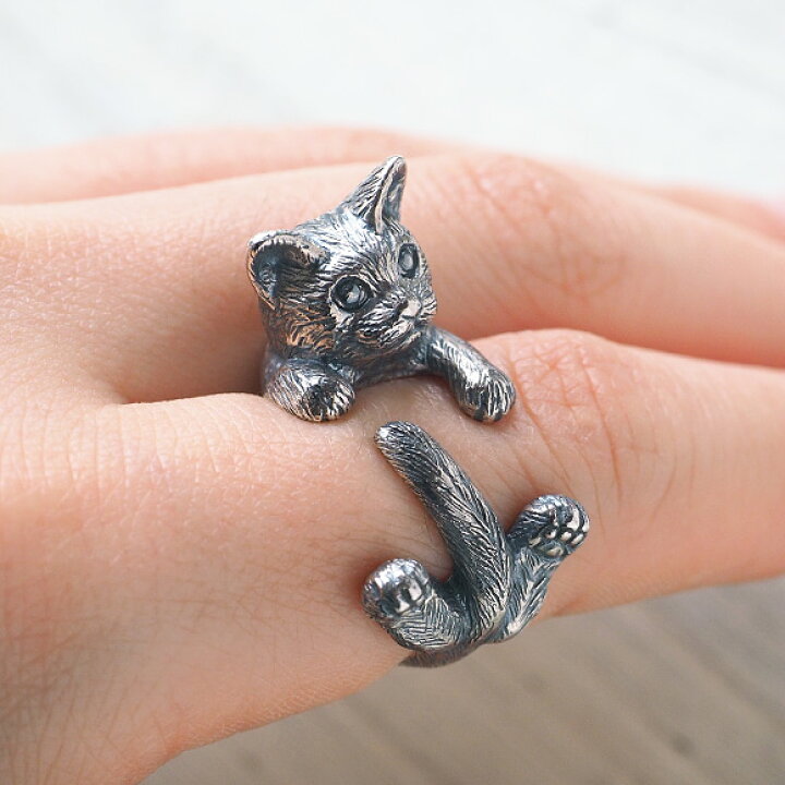 楽天市場 Naturama ナチュラマ 猫 リング グリ ねこ シルバー メンズ レディース Ar51 猫リング アクセサリー作家 加藤心姿さんの手作りアクセサリー ハンドメイドジュエリー 指輪 大人かわいい ネコ 動物 アニマル Cat キャットモチーフ 日本製 国産 クラフト