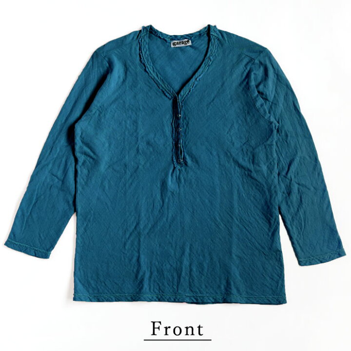 楽天市場】【全32色】 ガーゼ服工房garage（ガラージ） ダブルガーゼ V 