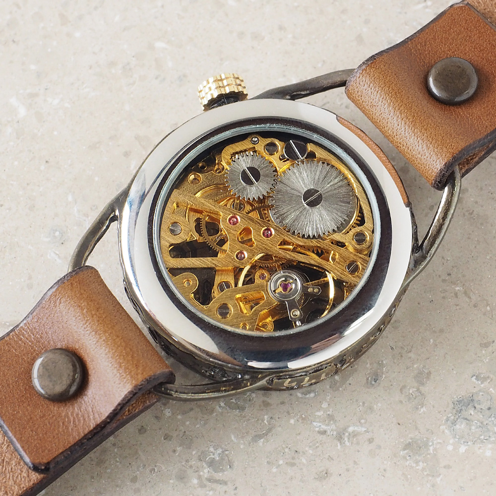 楽天市場】【選べるベルトカラー】KINO（キノ） 手作り腕時計 手巻き