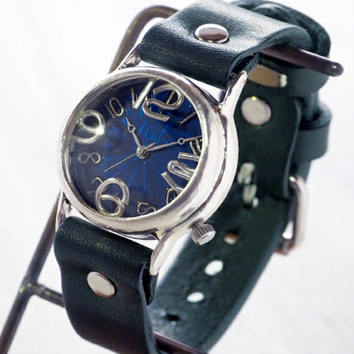 楽天市場】渡辺工房 手作り腕時計 メンズシルバー “On Time-S” クリア 