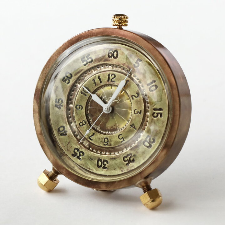 楽天市場】渡辺工房 手作り置き時計 “Brass Clock 50mm” クォーツ 