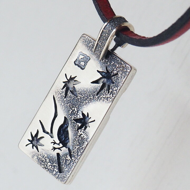 楽天市場】エス 和柄アクセサリー作家 三浦砂織 文鳥×紅葉 