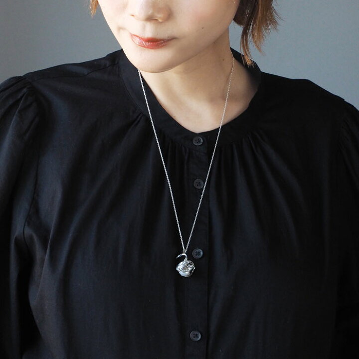 楽天市場】sasakihitomi（ササキヒトミ） スワンのネックレス シルバー 