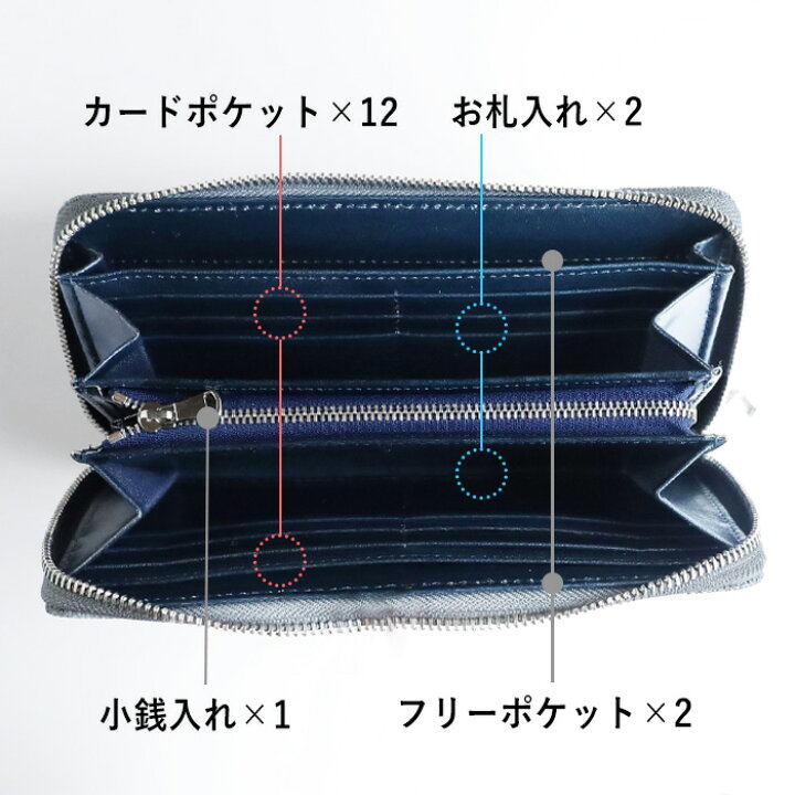 楽天市場】ZOO(ズー) 財布 長財布 ゾウ革 ラウンドファスナー ロング  