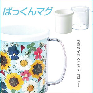 工作キット ぱっくんマグ / マグカップ工作 クレヨンや色鉛筆で絵を描いてオリジナルマグカップを手作り / 手作り工作キット(小学生/幼稚園/低学年/高学年/幼児/男の子/女の子/中学生/大人/