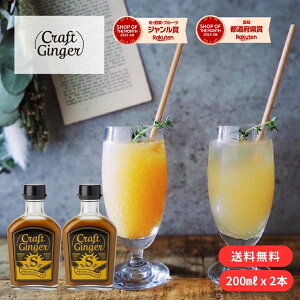_܂Ƃߔ^ Craft Ginger S 200ml×2  WW[Vbv r Y Y h IVbv ȒP  Y_ WW[G[ m 傤 VEK IpE_[  ₦ 