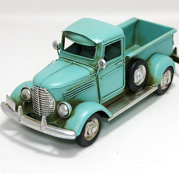 楽天市場】ブリキ おもちゃ トラックBLUE L27cm ブリキのおもちゃ 