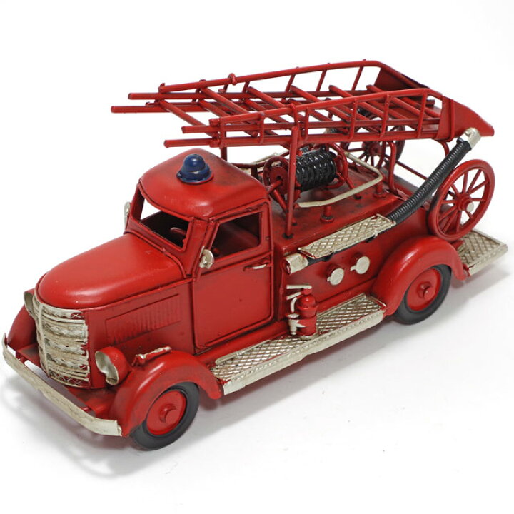楽天市場 ブリキ おもちゃ Fire Dept L23cm ブリキのおもちゃ ブリキ製 ヴィンテージカー アンティーク レトロ 消防車 車 自動車 アメリカン雑貨 インテリア 木のおもちゃクラフト グレイン