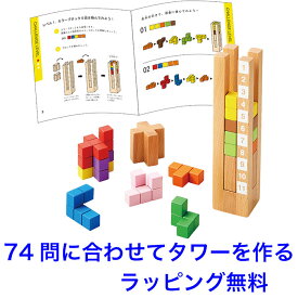 知育玩具 3歳 育脳タワー 木のおもちゃ 木製玩具 知育 おもちゃ 子ども 男の子 女の子 エドインター
