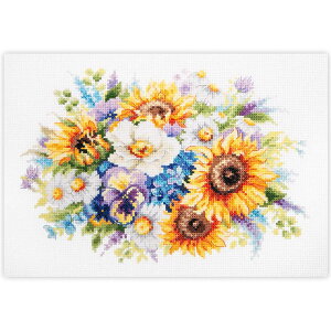 y A NXXeb`Lbg z hJLbg Magic Needle  Bouquet with Sunflowers ( Ђ܂̃u[P ) b hイ hJ Xeb` イ hJLbg |Lbg  nhCh NXX