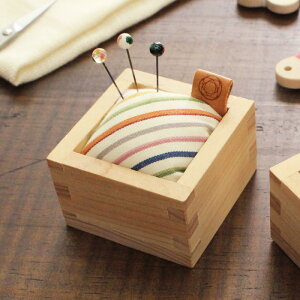 【完成品】 Cohana 七宝の待針と小倉織の針山 ( しろ / くろ )| ピンクッション 手芸 ハンドメイド 用品 裁縫 道具 おしゃれ 材料 道具 母の日 ギフト プレゼント オシャレ 日本製 Made in Japan