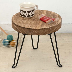 P5倍&クーポン配布中※条件有★10/27 09:59まで【 雑貨 】ラウンドスタンド | ベッドサイド 棚付 省スペース 隙間 小さめ スリム 小さいテーブル 北欧 木製 天然木 スマフォ台 スマートフォン