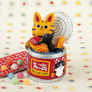 【 雑貨 】ねこ缶 | 置物 園芸雑貨 小さい 可愛い かわいい おしゃれ かっこいい 猫