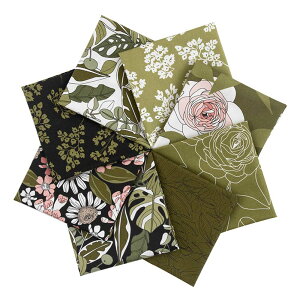 【 生地 カットクロスセット 】 USA コットン カットクロス 生地セット ボタニー 8枚セット| 布 ソーイング カットクロス プリント おしゃれ 手作り マスク 手芸 生地 はぎれ 手芸用 パッチ