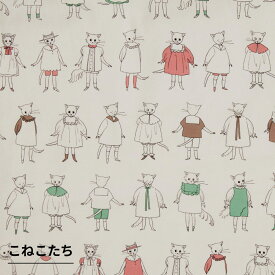 ポイント2倍：2/10 01:59まで【 生地 】 ひみつの物語 50×145cm （ パッチワーク風 / こねこたち ）｜ 布 手芸 パッチワーク ソーイング テキスタイル ファブリック 動物 ネコ 猫 入園 入学 グッズ バッグ 巾着 インテリア 女の子 男の子 初心者