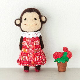 手芸キット ｜ 羊毛フェルト でつくる 動物ブローチ （ ねこ / フレンチブル / さる ） 初心者セット 手芸 キット 手作り ハンドメイド クラフト 用品 北欧 かわいい 雑貨 小学生 大人 プレゼント ギフト 猫 犬 猿