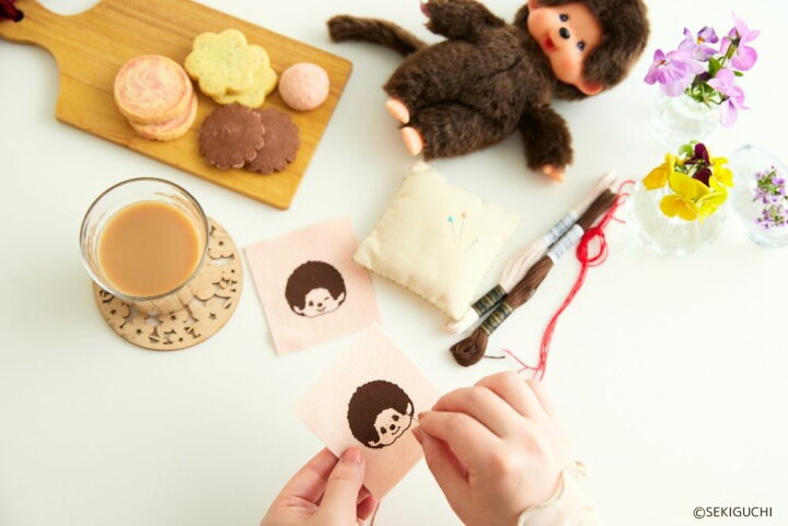 楽天市場】モンチッチふわふわキーホルダー : CRAFTING ハンドメイドキット 