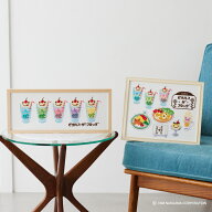 刺繍キット ｜ かえるのピクルス クロスステッチキット 純喫茶シリーズ ｜ 刺繍 手芸 キット 手芸キット …