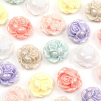 楽天市場】アクリルビーズ 薔薇の通販