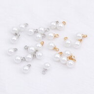 即日発送！パールチャーム ボール カン付き 5×8mm（20ヶ）