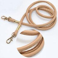 即日発送！合皮ショルダー持ち手 全長120cm×幅7mm ゴールド 単色/1ヶ入り　※単品10個までメール便対応可