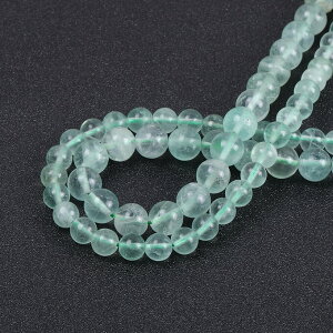 即日発送!天然石ビーズ 半貴石ビーズ 染色 丸玉 粒売り6mm(10ヶ)アクアマリン